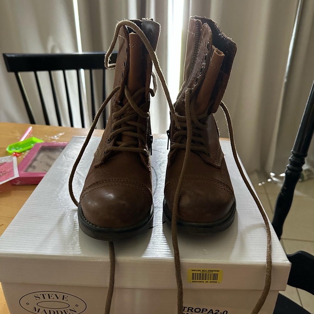 Steve Madden Combat Boots